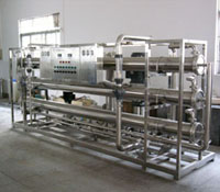 Industrial water treatment plant