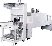 Semi-automatic film shrink-wrapping machine
